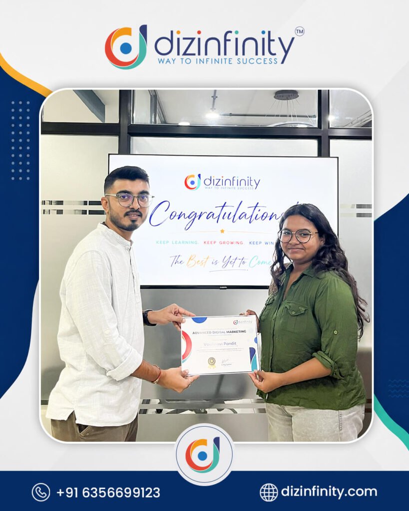 Dizinfinity institute digital marketing certificate