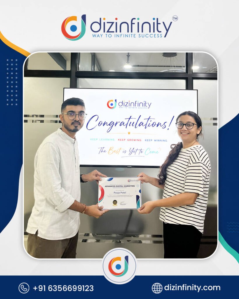 Dizinfinity institute digital marketing certificate